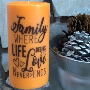 Scented Personalized Candle
